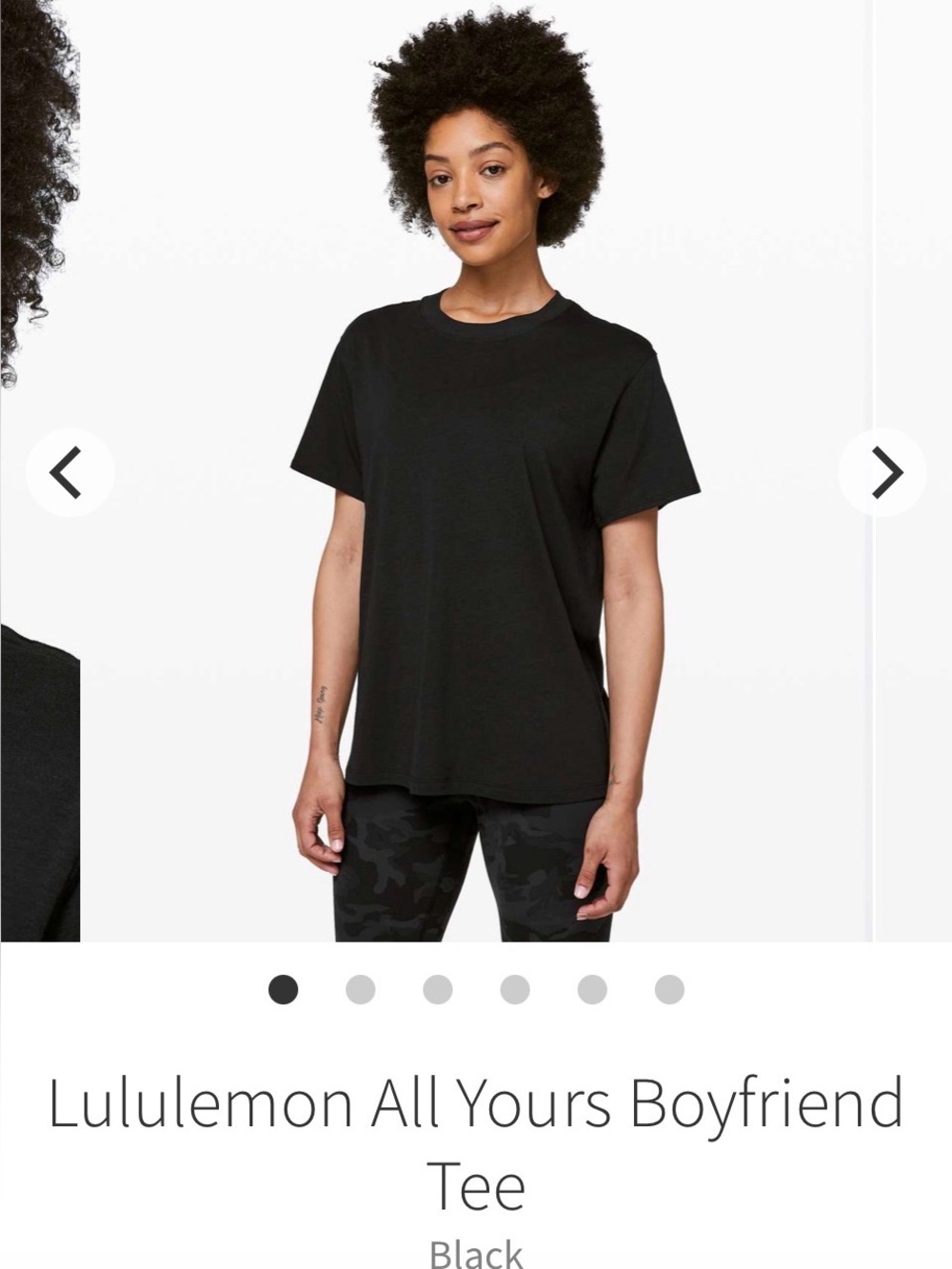 Lululemon All Yours Boyfriend Tee